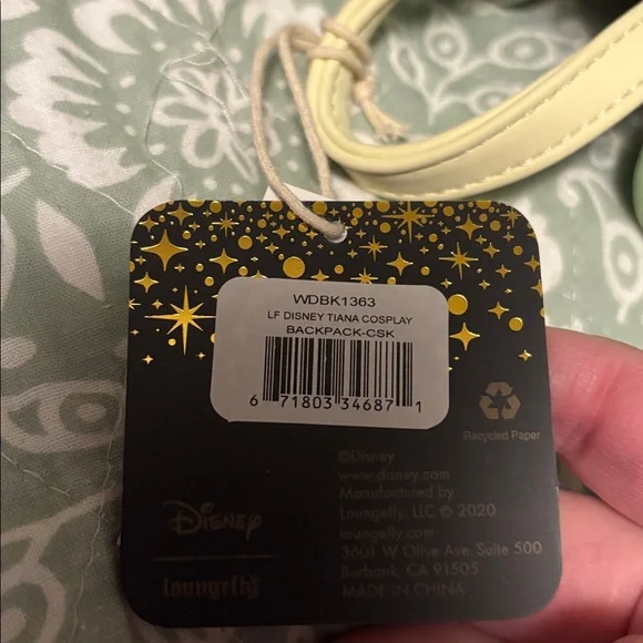 Loungefly Disney Princess Tiana Cosplay Mini Backpack - Picture 9 of 9